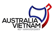 Aust-Vietnam 40 years of diplomatic relations logo